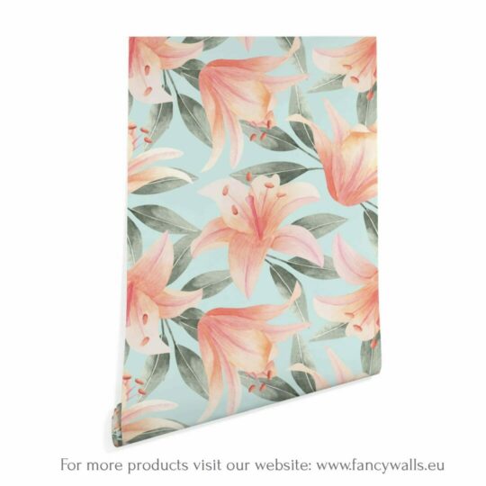 Lily wallpaper peel and stick