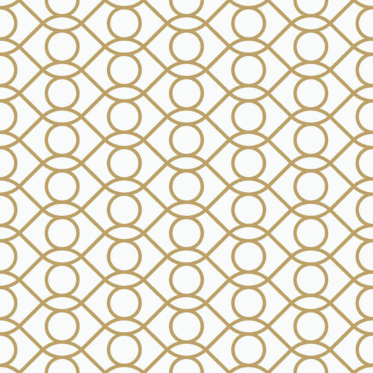 Beige and white Art Deco removable wallpaper