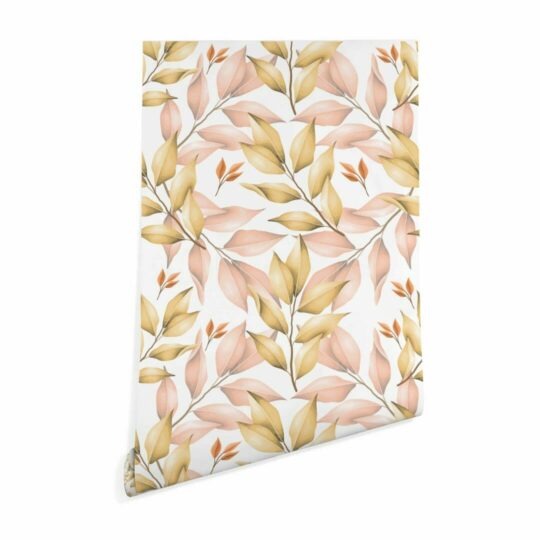 Autumn leaf wallpaper peel and stick