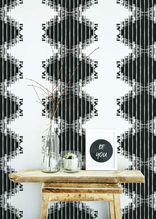 Bold abstract wallpaper for walls