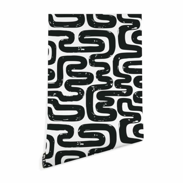 Abstract maze self stick wallpaper