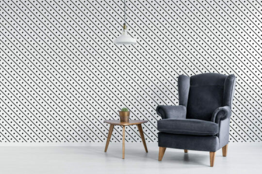 Diagonal dotted line sticky wallpaper