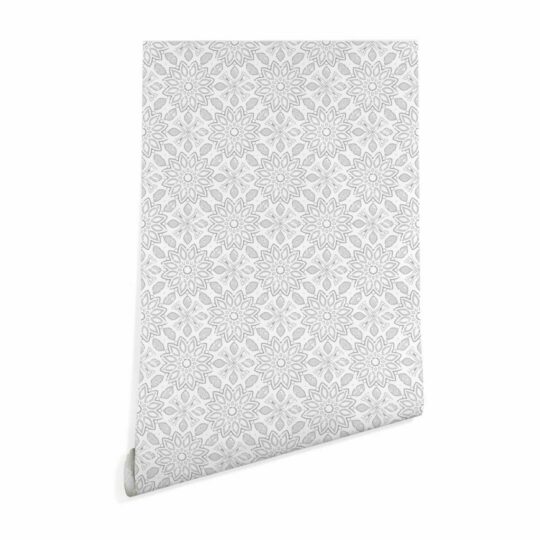Floral ornament wallpaper peel and stick
