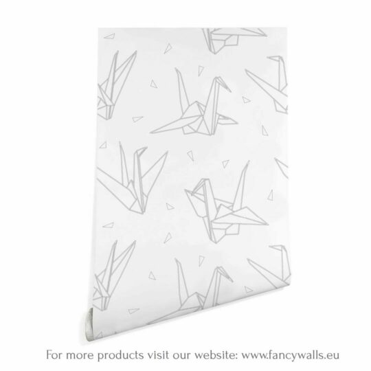 Origami wallpaper peel and stick