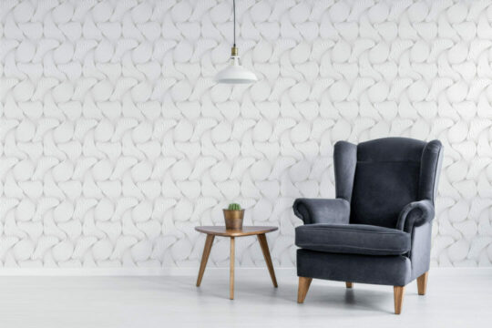 Gray and white abstract wallpaper for walls