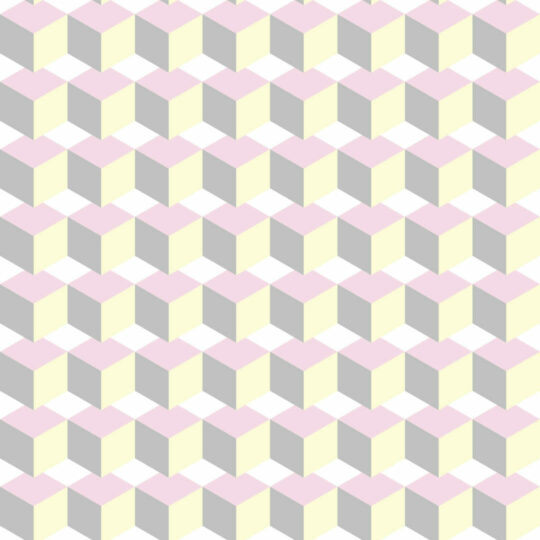 Pastel cube removable wallpaper