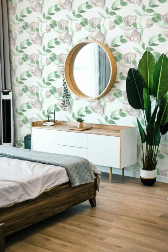 Peonies wallpaper for walls