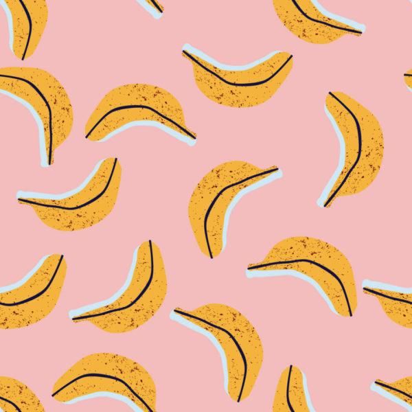 Banana removable wallpaper