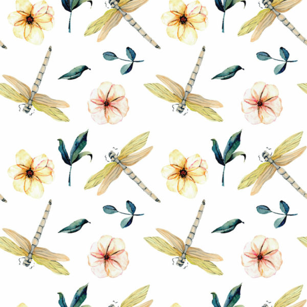 Dragonfly removable wallpaper