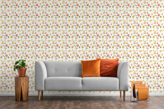 Fall leaf wallpaper for walls