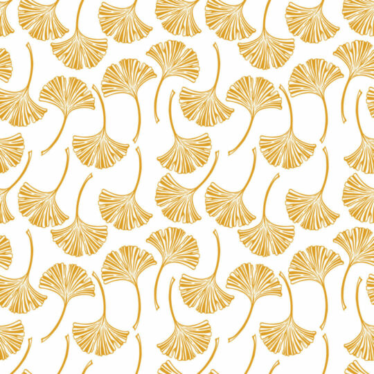 Ginkgo removable wallpaper