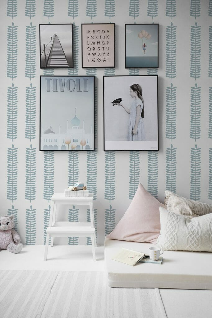 Scandinavian peel and stick wallpaper | Fancy Walls