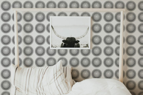 Abstract circle self adhesive wallpaper