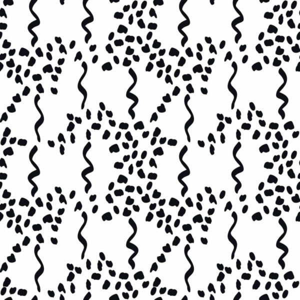 Squiggle removable wallpaper