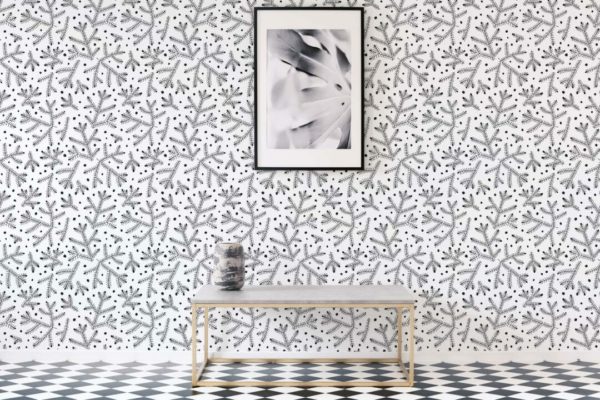 Branches and dots temporary wallpaper