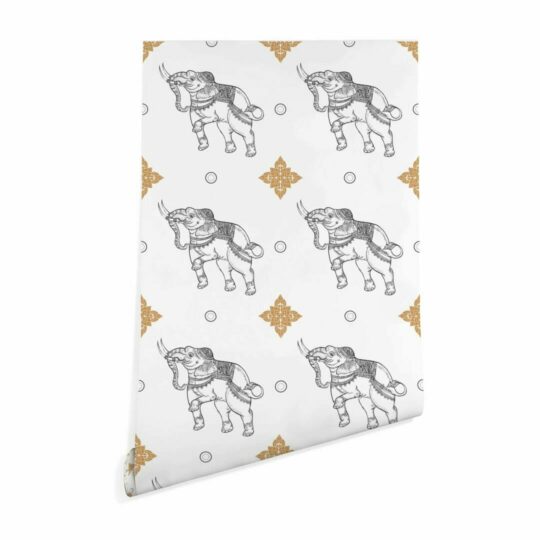 Elephant wallpaper peel and stick