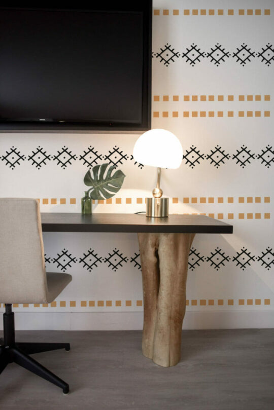 Ethnic design sticky wallpaper