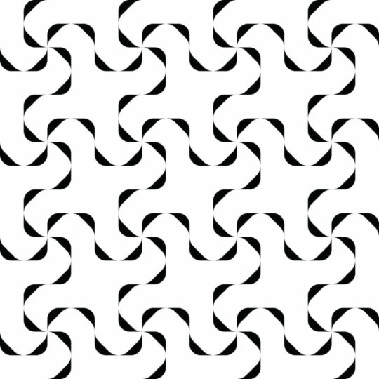 Geometric swirl removable wallpaper
