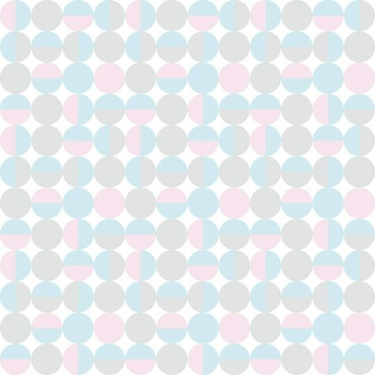 Pastel dots removable wallpaper
