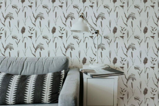 Grain peel and stick removable wallpaper