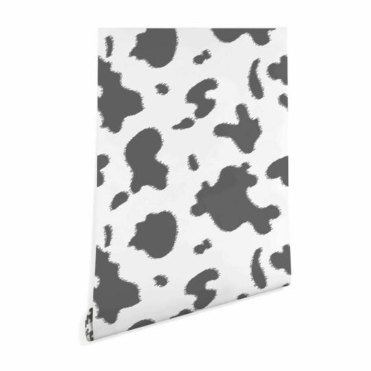 Cow print wallpaper peel and stick