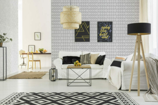 Horizontal arrow wallpaper for walls