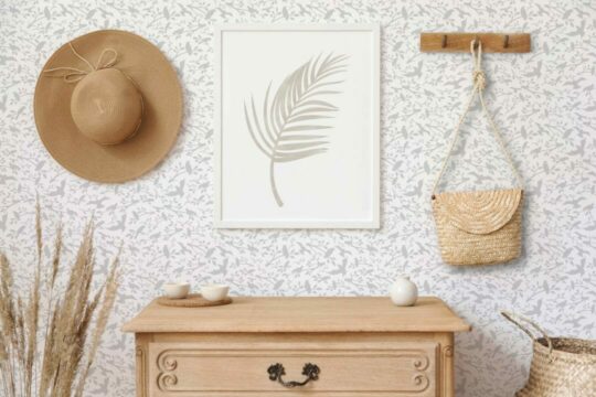 Bird peel and stick removable wallpaper