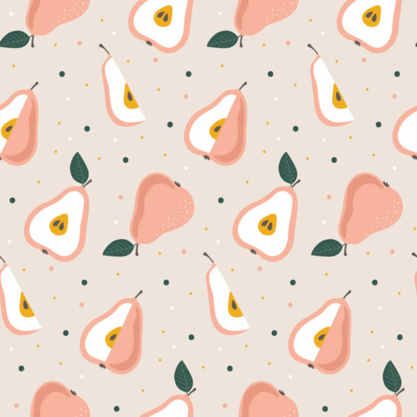 Pear removable wallpaper