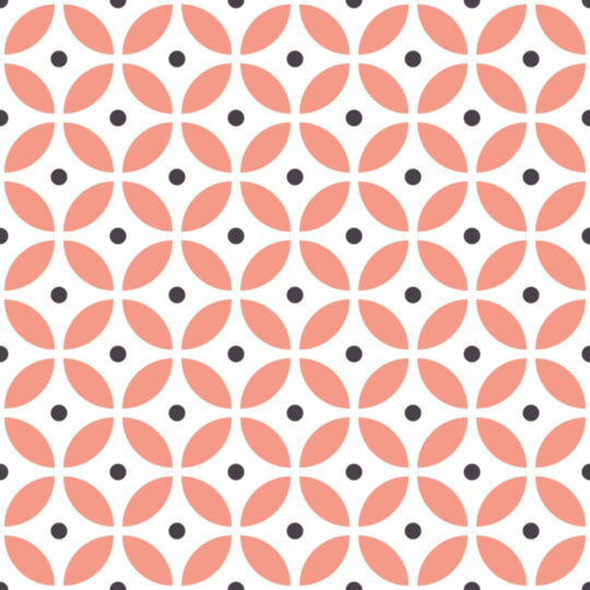 Pink geometric circles removable wallpaper