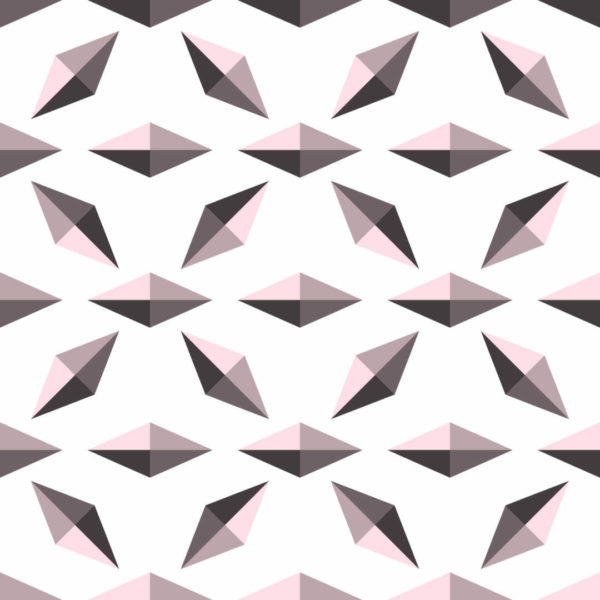 Pink and white diamond removable wallpaper