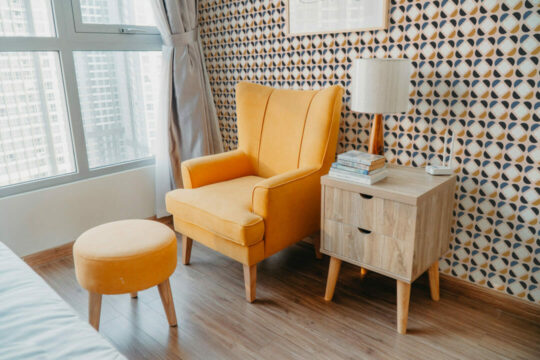 Geometric retro stick on wallpaper