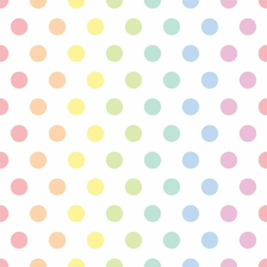 Multicolor polka dot removable wallpaper
