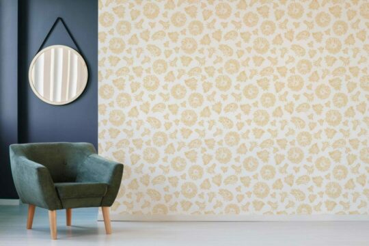 Yellow dandelion temporary wallpaper