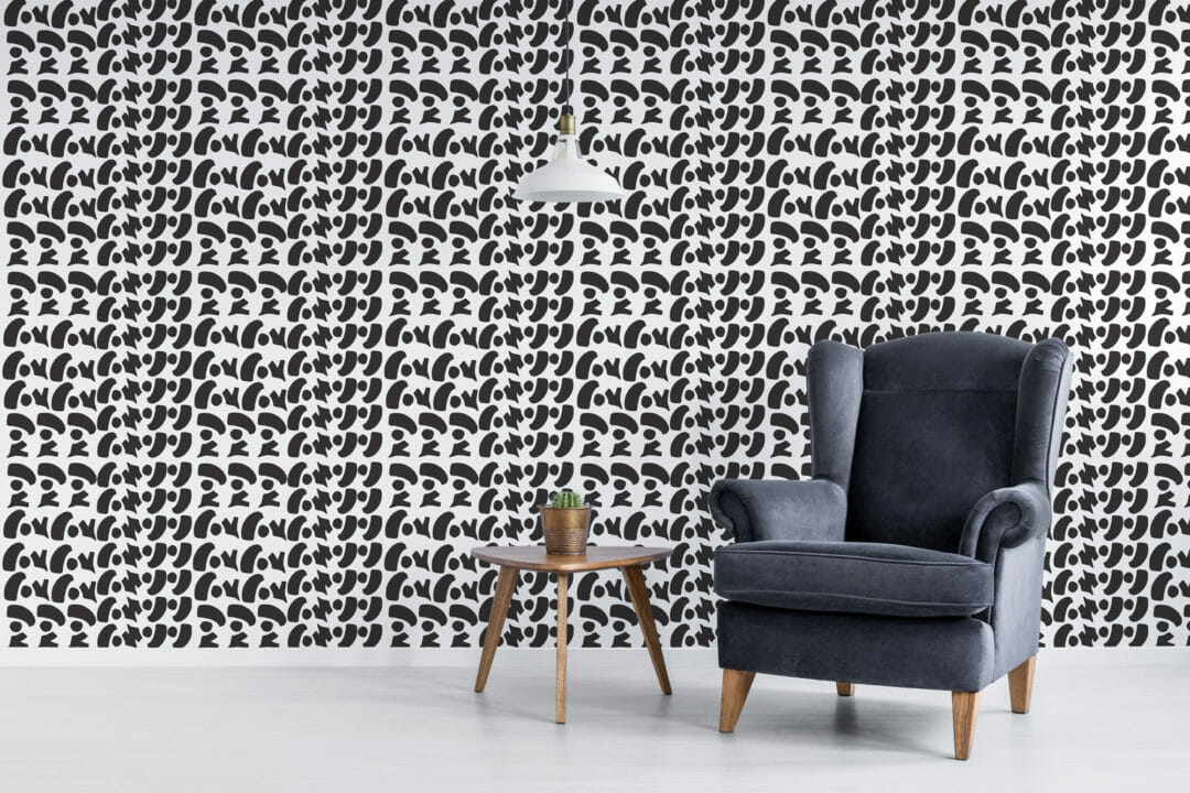 Bold print wallpaper - Peel and Stick or Non-Pasted