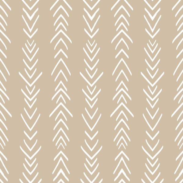 beige and white arrow stick on wallpaper