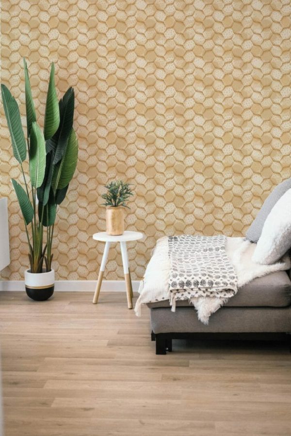 Honeycomb self adhesive wallpaper