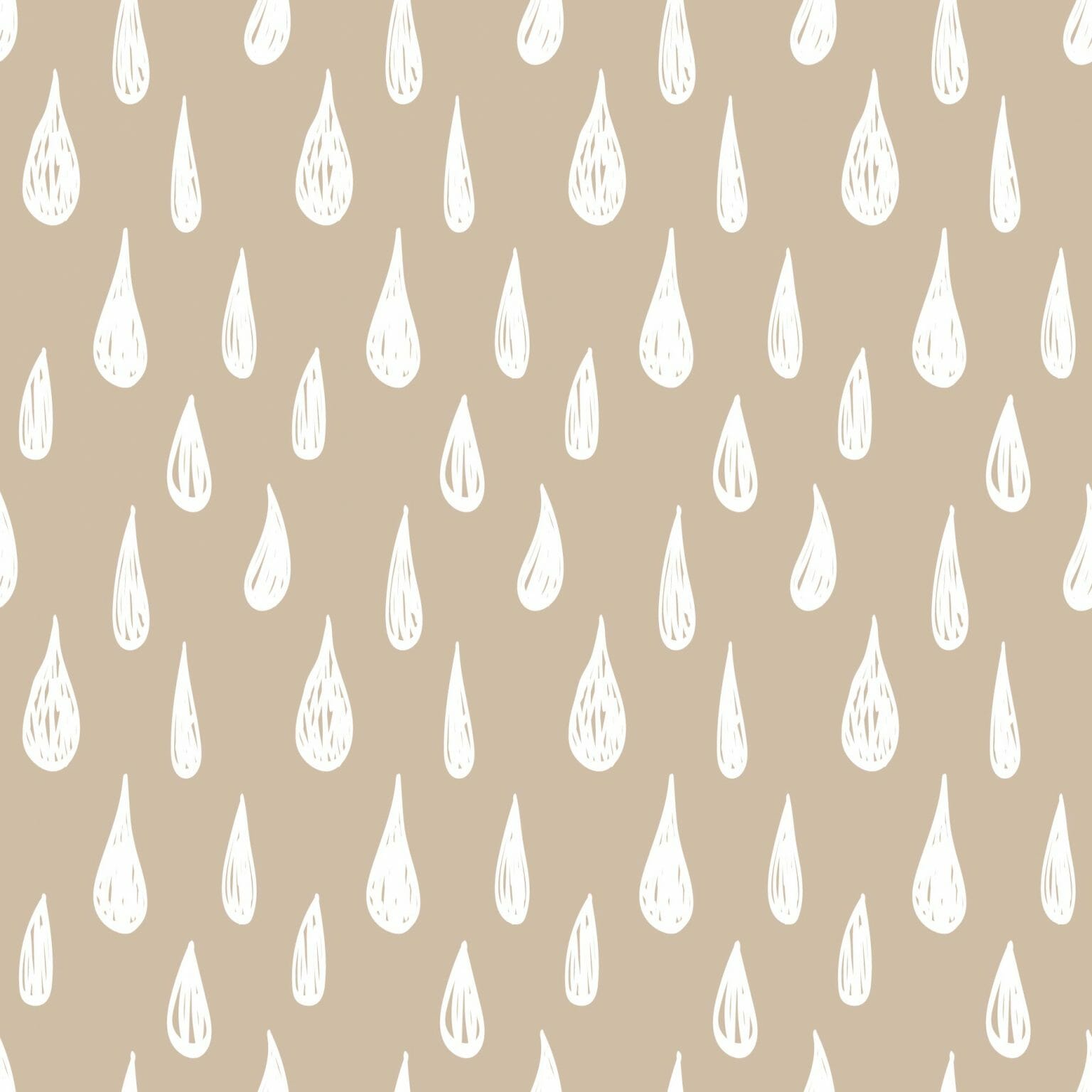 Teardrop pattern wallpaper - Peel and Stick or Non-Pasted