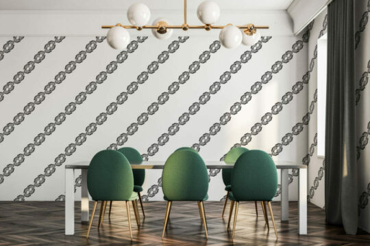 Geometric shape diagonal stripe stick on wallpaper