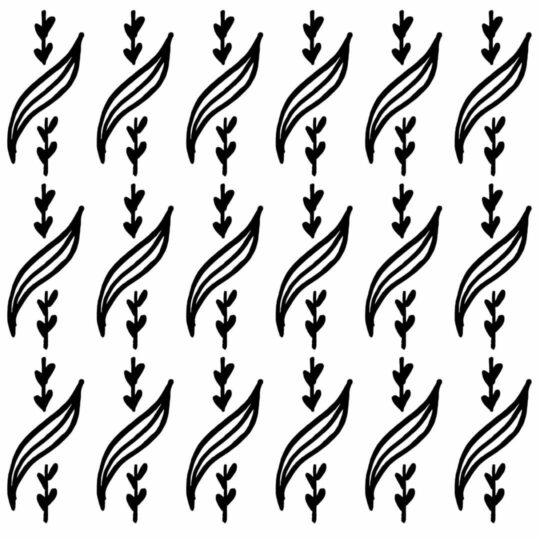 Vertical leaf removable wallpaper