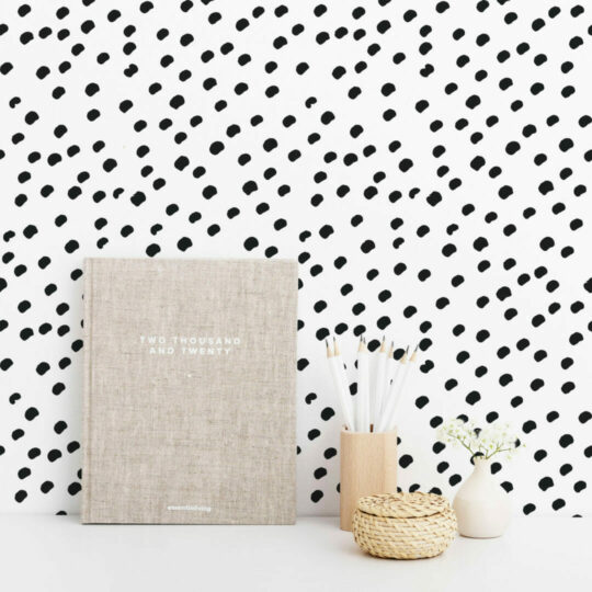 Dotted wallpaper for walls