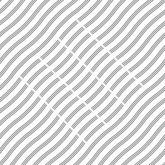Wavy striped removable wallpaper