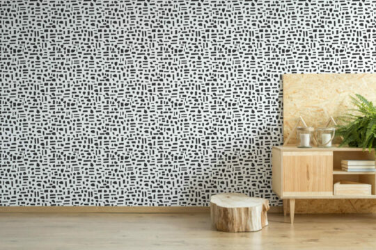 Dots and lines self adhesive wallpaper