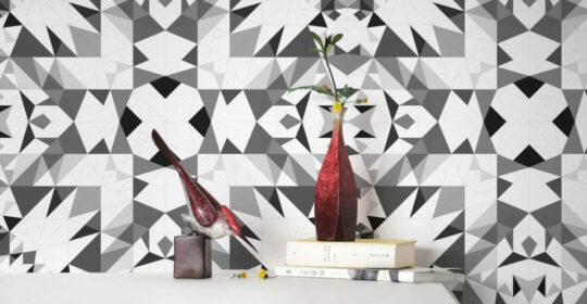 Kaleidoscope peel and stick removable wallpaper