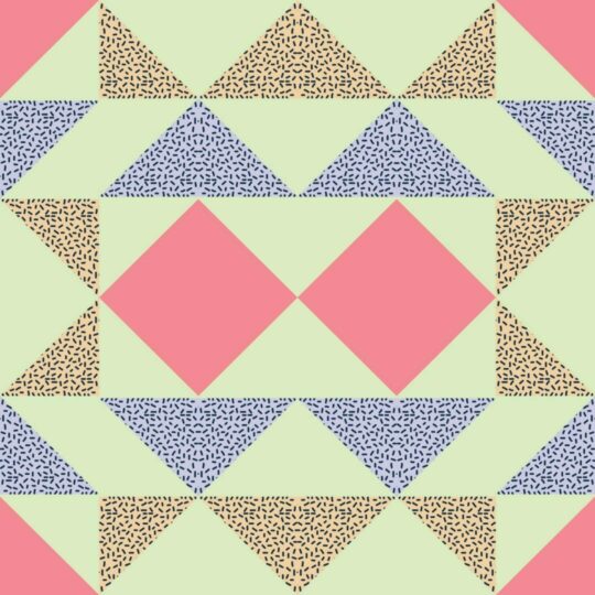 Bright geometric removable wallpaper