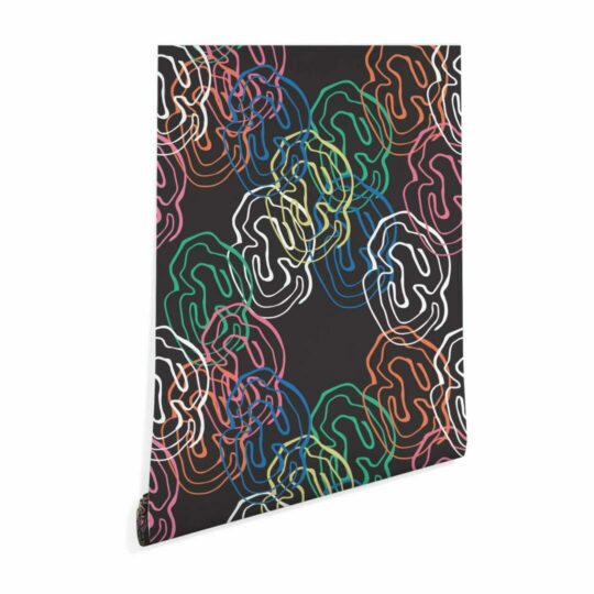 Dark abstract stick on wallpaper