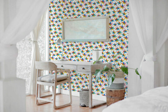 Multicolor star temporary wallpaper