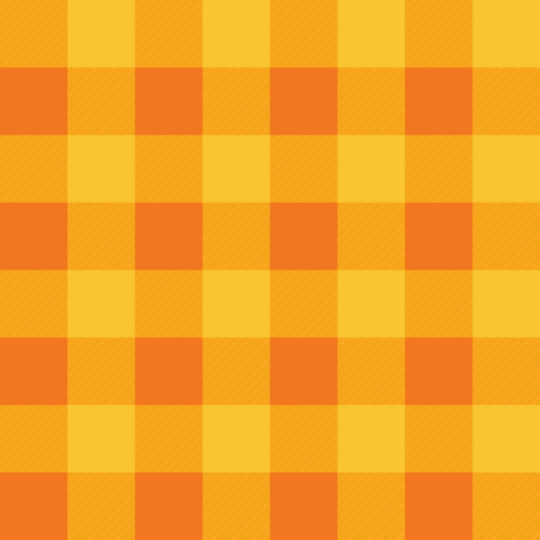 Orange and yellow check removable wallpaper