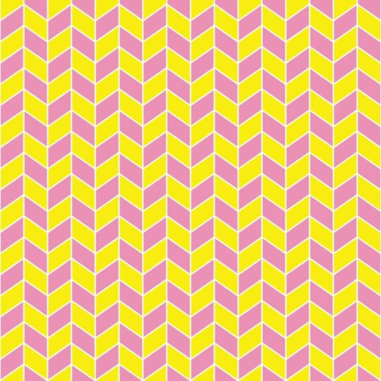 Pink and yellow chevron peel and stick wallpaper