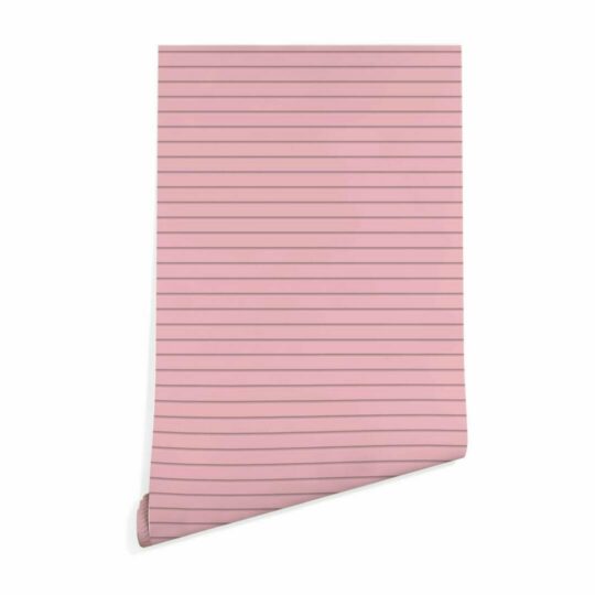 Pink stripe wallpaper peel and stick