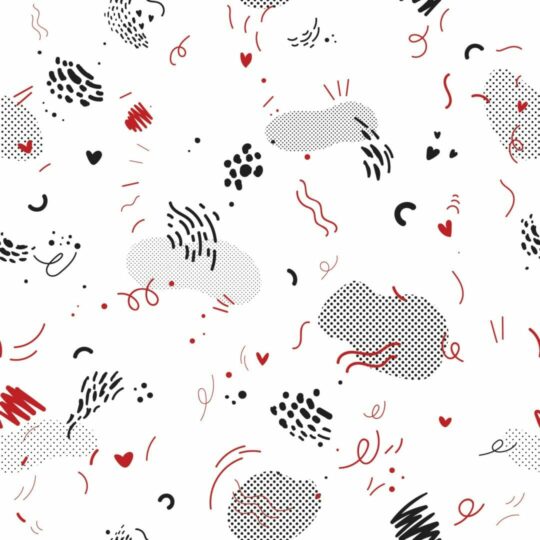 Abstract doodle removable wallpaper